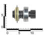Привод стартера ГАЗель, УАЗ дв. ЗМЗ 402, &quot;бендикс&quot; ASR GE360007 (фото 2)