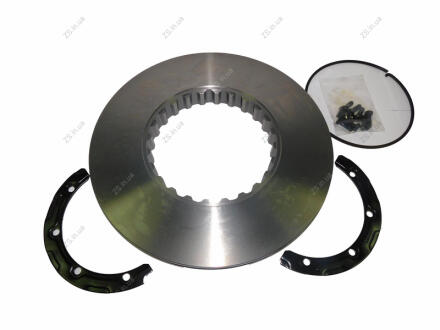 Диск гальмівний вентильований з монтажним комплектом 434х220х45 VOLVO RVI DXI S.I.L.A. SL11.3092710 VENT