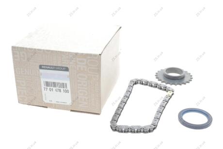 Ланцюг приводу масляного насоса Duster RENAULT 7701478100