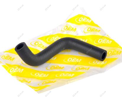 Патрубок отопителя ВАЗ 2108-09 карб., перед. подводящий (№4) салон, армированный OEM 21080-8101204-ОЕМ