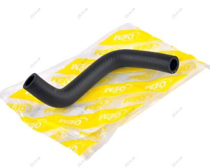 Патрубок отопителя ВАЗ 2108-09 карб., перед. подводящий (№3) салон, армированный OEM 21080-8101200-ОЕМ