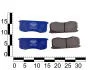 Колодка тормозная передняя УАЗ-3160, Хантер, Патриот (к-т 4 шт.) Truckman 3160-3501090 (фото 2)