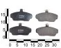 Колодка тормозная передняя ГАЗель 3302, ГАЗ 3110, 2217 Соболь (к-т 4 шт.) ASR BP330114 (фото 2)