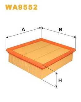Фільтр повітряний WIX FILTERS WA9552