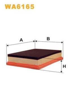 Фільтр повітряний WIX FILTERS WA6165