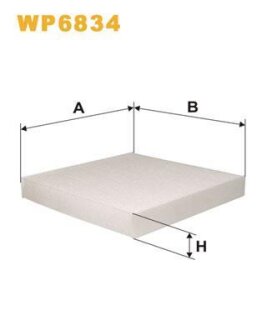 Фільтр салону WIX FILTERS WP6834