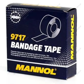 Bandage Tape 25мм/10 м/Стрічка ізоляційна поліефірна тканинна 25 мм * 10 м ізолента Mannol MANNOL 9717