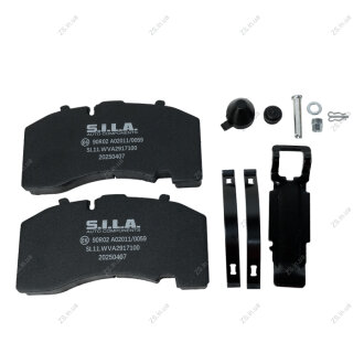 Колодки гальмівні WVA 29171, 29271, 29308, 29158 комплект (в-во S.I.L.A. AC) S.I.L.A. SL11.WVA2917100