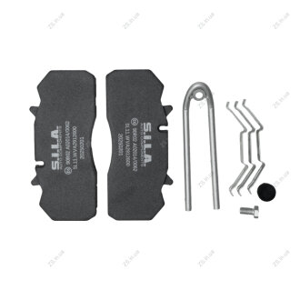 Колодки гальмівні WVA 29126, 29159, 29313 DAF GIGANT SAF, Wabco 19.5 S.I.L.A. SL11.WVA2912600