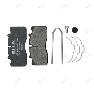 Колодки гальмівні WVA 29088 29285 IVECO MAN RVI S.I.L.A. SL11.WVA2908800