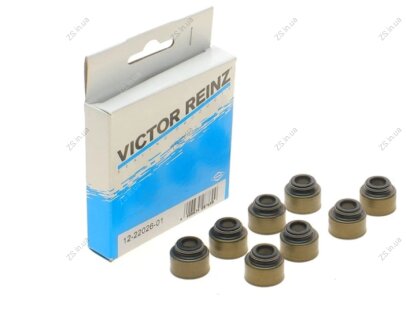 Комплект сальників клапанів 402,4215 ВОЛГА, ГАЗЕЛЬ, ГАЗ (8 шт.) VICTOR REINZ 12-22026-01