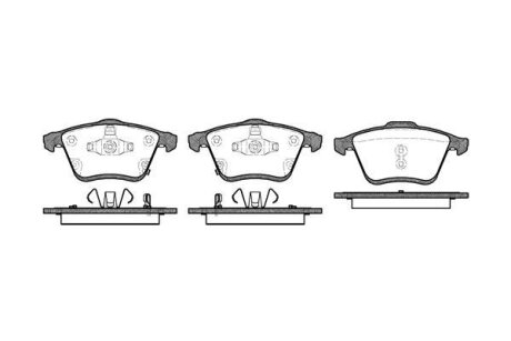 Колодки гальмівні дискові REMSA 1182.02