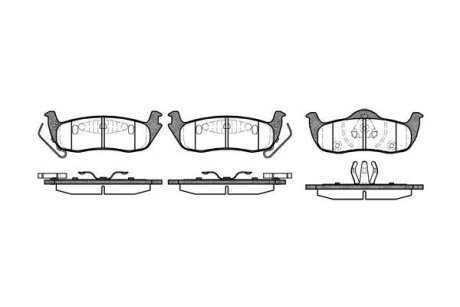 Колодки гальмівні дискові REMSA 1106.10