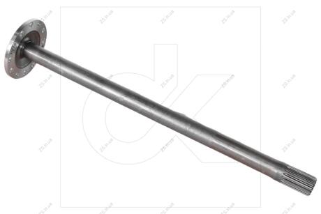 Піввісь моста задн. та середн. КАМАЗ права коротка Z=16 <> ДК 5320-2403070