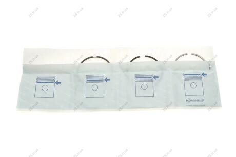 Кільця поршневі PSA 75,00 1.6HDi 16V DV6TED4 Euro4 3x1,95x2,5 (KS) KOLBENSCHMIDT 800054910000