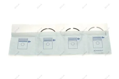 Кільця поршневі PSA 75,00 1.6HDi 16V DV6TED4 Euro4 3x1,95x2,5 (KS) KOLBENSCHMIDT 800054910000