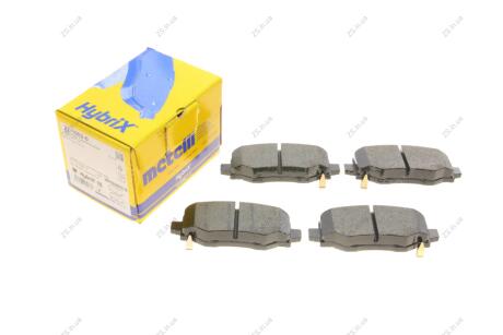 Комплект гальмівних колодок з 4 шт. дисків METELLI 22-1002-0