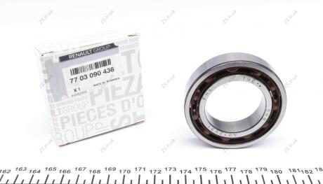 Підшипник кульковий d>30 КПП RENAULT 7703090436