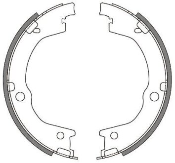 Колодки гальмівні барабанні REMSA 4644.00