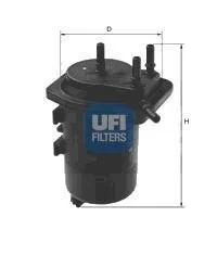 Фільтр паливний UFI 24.014.00