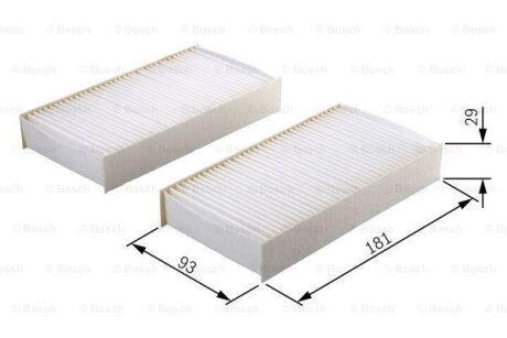 Фільтр салону Bosch 1 987 432 167