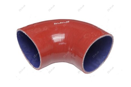 Патрубок турбокомпресора МТЗ,ПАЗ,ЗІЛ-5301 великий (СИЛІКОН, D=90 мм, L=90 мм) DETALKA 260-1109009-А