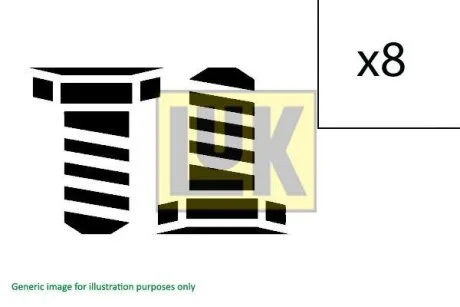 Болти маховика LUK 411 0234 10