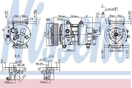 Компресор кондицiонера Nissens 89201