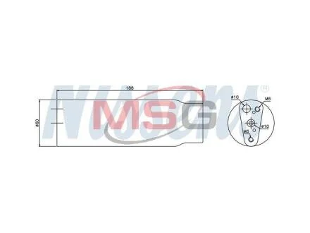 Осушувач кондицiонера Nissens 95170
