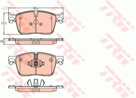 Гальмівні колодки TRW GDB2145