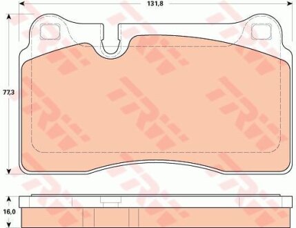 Гальмівні колодки TRW GDB1912