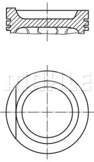 Поршень Knecht/Mahle 0339701