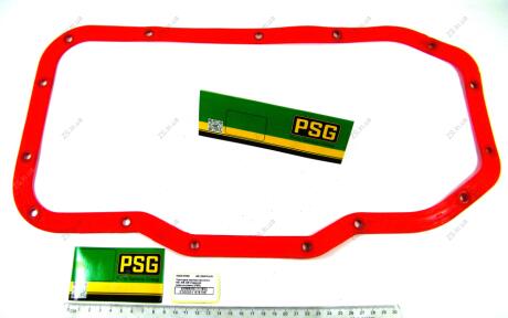 Прокладка картера масляного дв.ЗМЗ 406 с шайбами (красный силикон) Газель, Волга PSG 406.1009070-03K