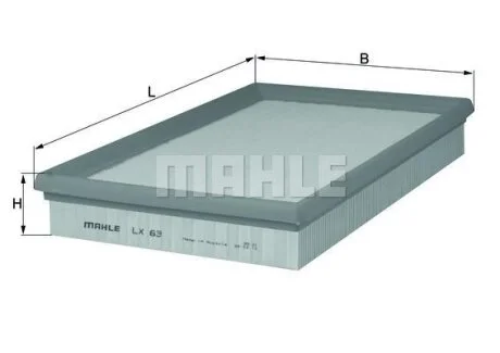 Повітряний фільтр Knecht/Mahle LX63