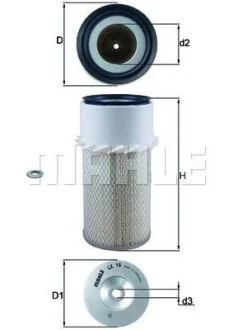 Повітряний фільтр Knecht/Mahle LX16