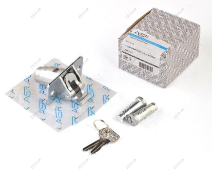 Замок багажника ВАЗ 2102 с ключами и личинками дверей ASR 2102-6100045-ASR box