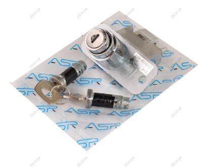 Замок багажника ВАЗ 2108 с ключами и личинками дверей ASR 2108-6100045-ASR packet