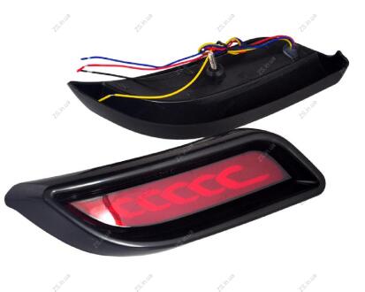 Катафот заднего бампера ВАЗ 2170-71, светодиодный, типа Лексус, Пластик, (к-т 2 шт.) WATT 2170-3716138/39-