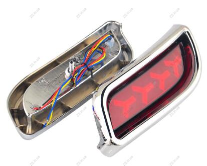 Катафот заднего бампера ВАЗ 2170-71светодиодный, LED, Хром, (к-т 2 шт.) WATT 2170-3716138/39