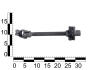 Вал рулевого управления ВАЗ 2110-12, 2170-72 карданный промеж. с шарниром (длина 28,8 см) ASR 2110-3401092-ASR (фото 2)