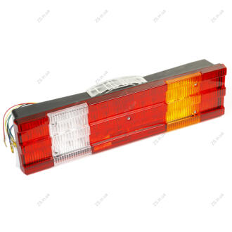 Ліхтар задній 6-ти секційний (рельєфне скло) LED лівий (під провід) MB 0015406270, DAF (Висота: 139 мм, Довжина: 525 мм) S.I.L.A. A0015406270