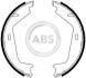 Колодка гальм. барабан. стоянкове гальм. VOLVO S80/V70 задн. (ABS) A.B.S. 9071 (фото 1)