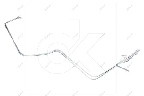 Трубка ручного гальма КамАЗ комплект 3 шт <> ДК 5320-3506378/72/76