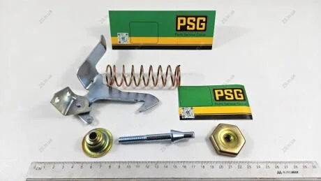 Р/к замку капота ГАЗ 3302, 2217 (штир в зб. + крючок) Газель PSG 3302-8406800-01