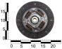 Диск сцепления ведомый Daewoo Lanos, Nubira 1.6 16V, Chevrolet Aveo 1.5, 1.6 16V, Lacetti 1.6 16V OEM 96232995-OEM (фото 2)