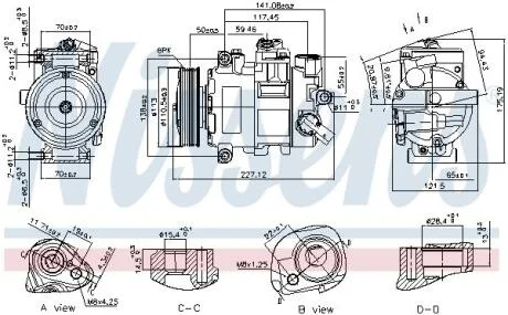Компресор кондиціонера Nissens 890757