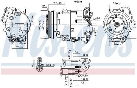 Компресор кондиціонера Nissens 89425