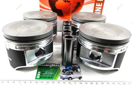Поршни 100,0 / Поршень цилиндра Газель,УАЗ дв.4215 (4ШТ.) (группа A) c пальц. AMP PX-UAZ-4A-5660-000-A