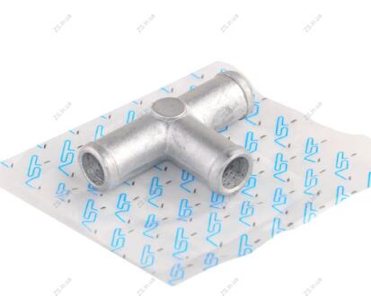 Переходник отопителя тройник (14x14х14 мм) алюминий ASR MH350075A