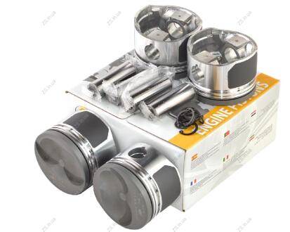 Поршень двигателя ЗАЗ Lanos 1.4 (77,75) (+0.25) (поршень, палец) анодированные (к-т 4 шт.) OEM 317-1004015-2-OEM-An